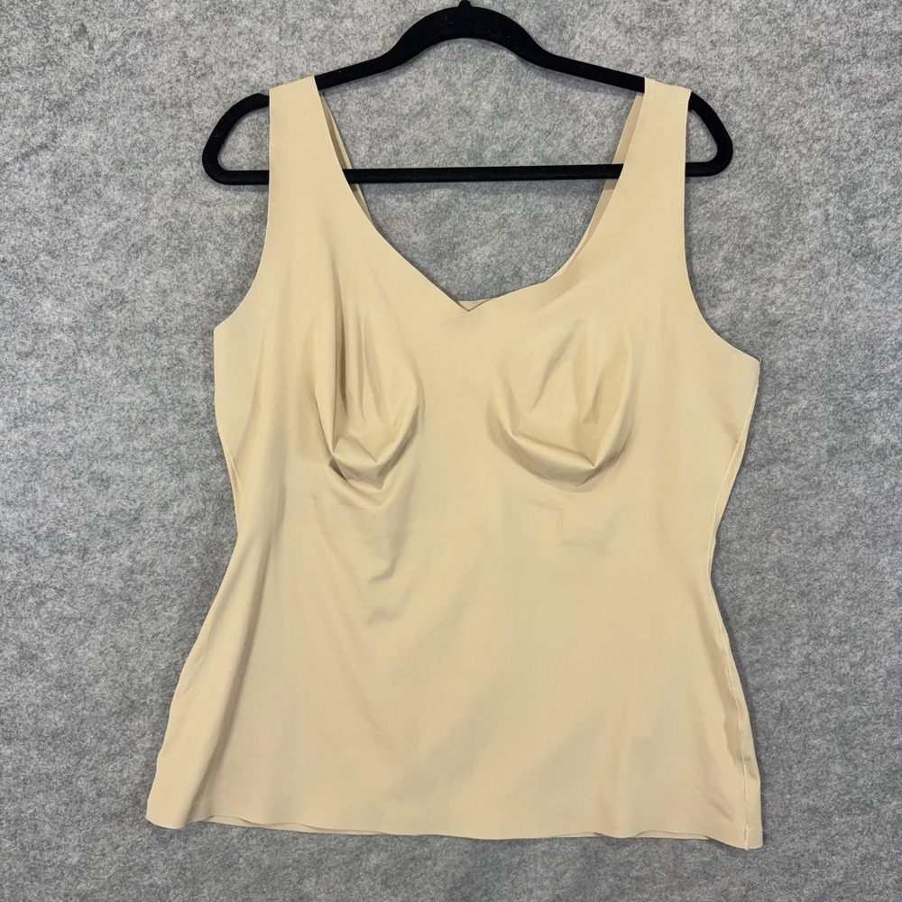 Rhonda Shear Seamless Tank Cami Womens 3X Tan - SEE NOTE